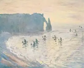 Monet, Claude: Cliffs at Etretat