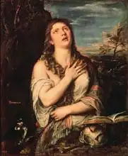 Tizian: Repentant Mary Magdalene