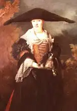 Largilliere, Nicolas de: La Belle Strasbourgeoise, possibly the nuptial portrait of the artist sister Marie-Elizabeth