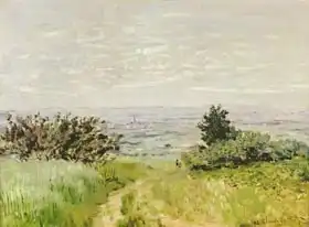 Monet, Claude: Landscape, Full View of Argenteuil (Hills of Sannois)