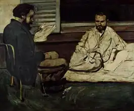 Cézanne, Paul: Paul Alexis (1847-1901) Reading a Manuscript to Emile Zola 1847-1901 Reading a Manuscript to Emile Zola (1840-1902)