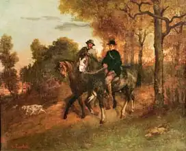 Courbet, Gustave: Return from the Hunt
