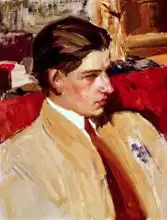 Sorolla y Bastida, Joaquin: Self portrait in profile