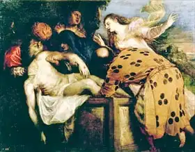 Tizian: Entombment of Christ