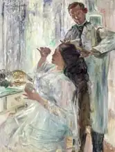 Corinth, Lovis: Charlotte Corinth At Her Dressing Table