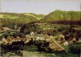 Böcklin, Arnold: View of the Village of Tenniken