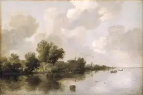 Ruisdael, Jacob: Krajina s řekou