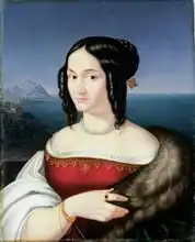 Cornelius, Peter von: Carolina Grossi, the first Wife of the Artist