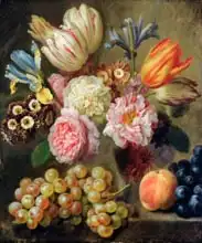 Denner, Balthasar: Flower Study