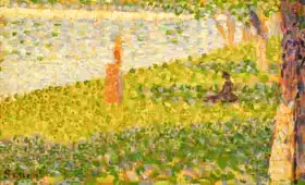 Seurat, Georges: Women on the River Bank, study for La Grande Jatte