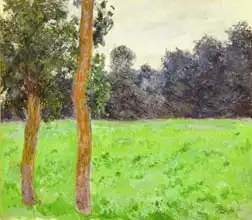 Monet, Claude: Deux Arbres dans la Prairie