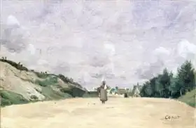 Corot, J. B. Camille: Road in Normandy