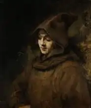 Rembrandt, van Rijn: Rembrandt Son Titus in a Monk Habit