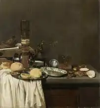 Velde, Jan Jansz. van de: Still Life with a Tall Beer Glass