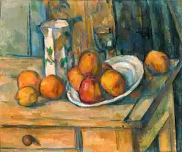 Cézanne, Paul: Still Life with Milk Jug and Fruit