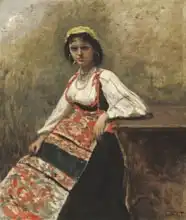 Corot, J. B. Camille: Italian Girl
