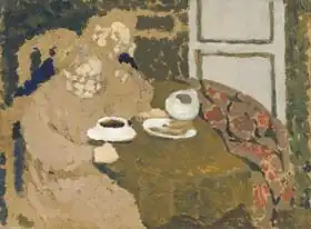 Vuillard, Edouard: Two Women Drinking Coffee