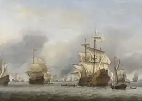 Velde, Willem van de: Capture of the Royal Prince