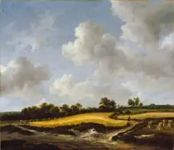 Ruisdael, Jacob: Landscape with a Wheatfield