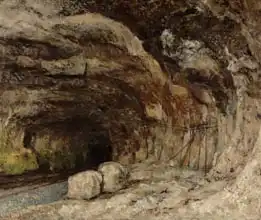 Courbet, Gustave: Grotto of Sarrazine near Nans-sous-Sainte-Anne