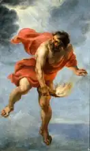 Cossiers, Jan: Prometheus carrying fire