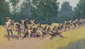 Remington, Frederic S.: Scream of Shrapnel at San Juan Hill