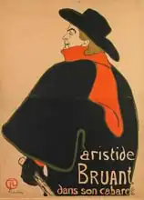 Toulouse-Lautrec, H.: Aristide Bruant, at His Cabaret