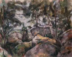 Cézanne, Paul: Rocks in the Forest