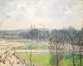Pissarro, Camille: Garden of the Tuileries on a Winter Afternoon