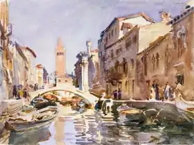 Sargent, John Singer: Venetian Canal