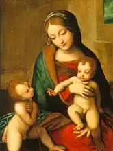Correggio,: Madonna and Child with the Infant Saint John