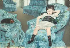 Cassatt, M. S.: Little Girl in a Blue Armchair