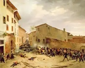 Joli, Faustino: Battle of 31st March 1849 in the Via delle Consolazioni in Brescia