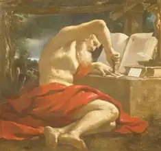 Guercino: St. Jerome sealing a letter