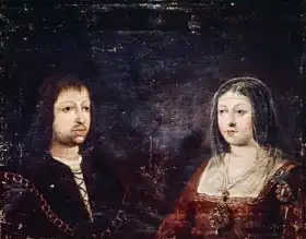 Španělská škola (15. století): Ferdinand II of Aragon and Isabella I of Castile