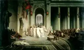 Gérôme, Jean-Léon: Death of Caesar