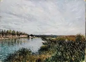 Sisley, Alfred: View of Saint-Mammes