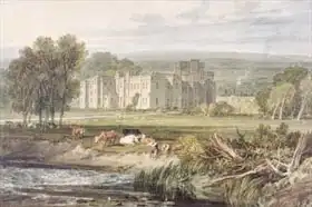 Turner, William: View of Hampton Court, Herefordshire, from the south-east