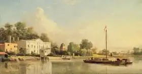 Scott, Samuel: Alexander Pope (1688-1744) Villa, Twickenham