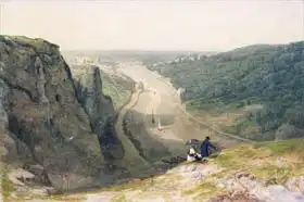 Danby, Francis: Avon Gorge, looking over Clifton